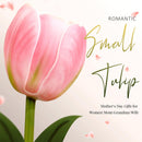 Rechargeable Tulip Flower Lamp with Cordless Touch Control, 3-Color Dimmable Night Light with Elegant Crystal-Style
