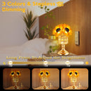 Sunflower Flower Lamp, Cordless Touch Table Lamp with Stepless Dimming, 3-Color Rechargeable LED Night Light with Ceramic Base